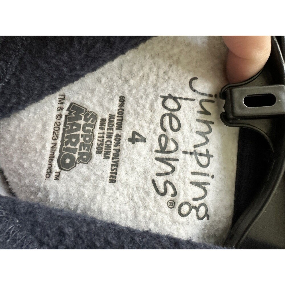 Super Mario & Luigi "Here We Go" Hoodie - Boys Size 4 - Jumping Beans - Picture 5 of 5